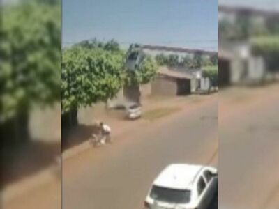 Imagem da notícia Após bater em muro, pai e filho ficam feridos em Três Lagoas